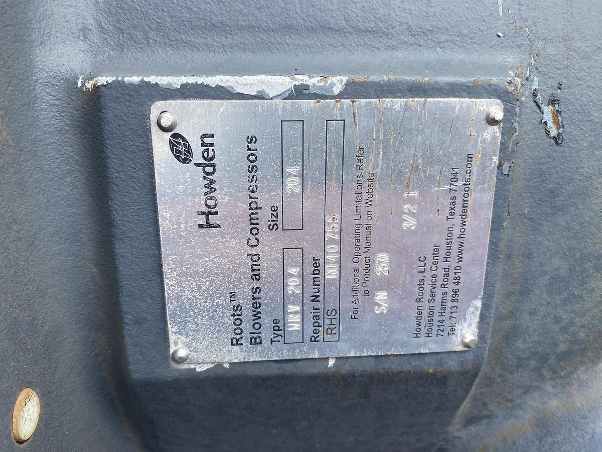Used Used Howden Model WRVH20416526 Compressor