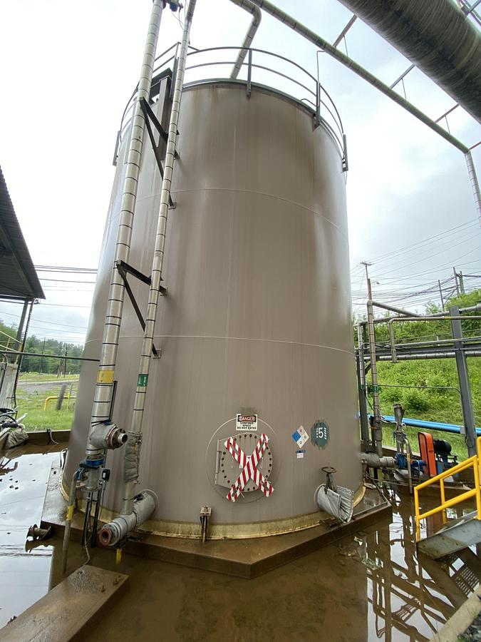 Used Used Phillips Tank and Structure 110,153 gallon carbon steel vertical storage tank.