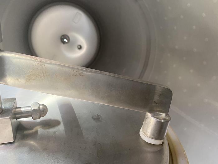 Used Used 10 bbl (300) gallon  jacketed Brite tank