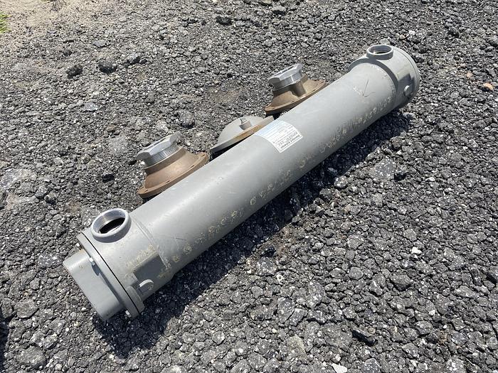 Used Used Standard Xchanger approximately 34 sq ft 316 stainless steel (4-Pass) shell and tube heat exchanger.