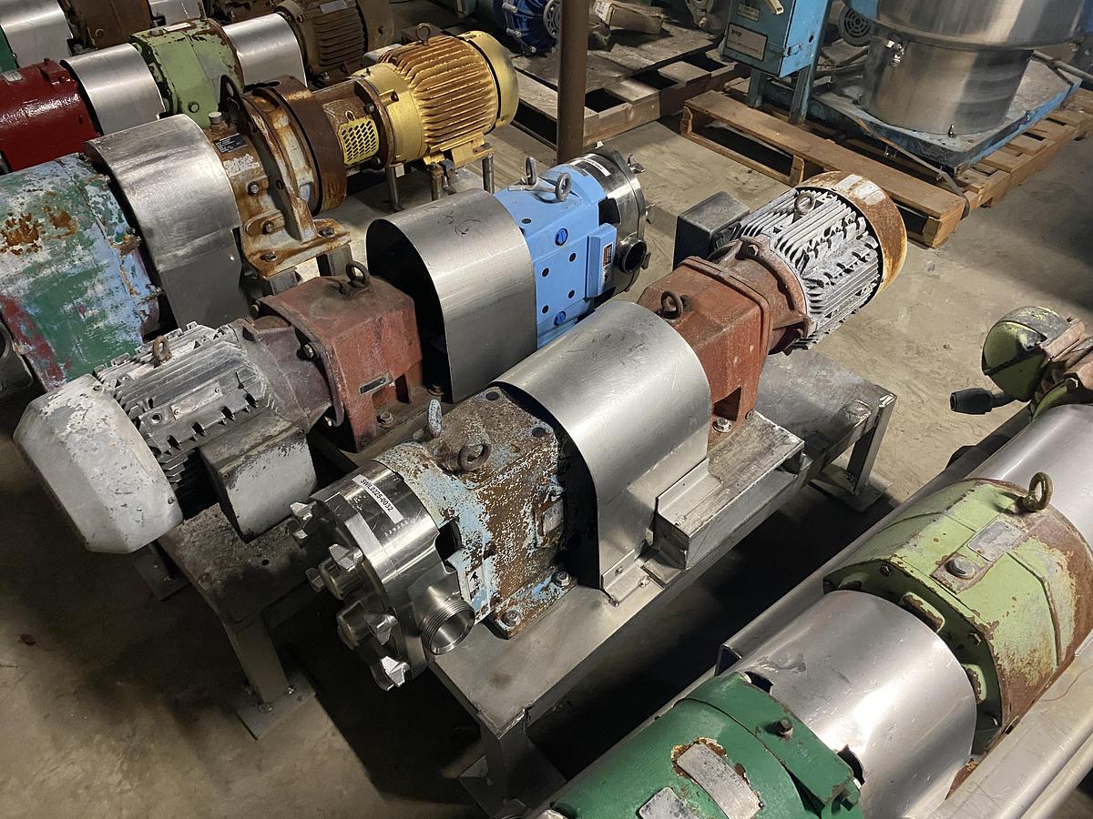 Used Used Waukesha Cherry Burrell sanitary Rotary Pump Model 060