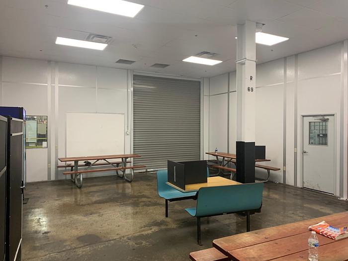 Used Used Allied Modular Wall Systems 1680 sq ft interior break room.