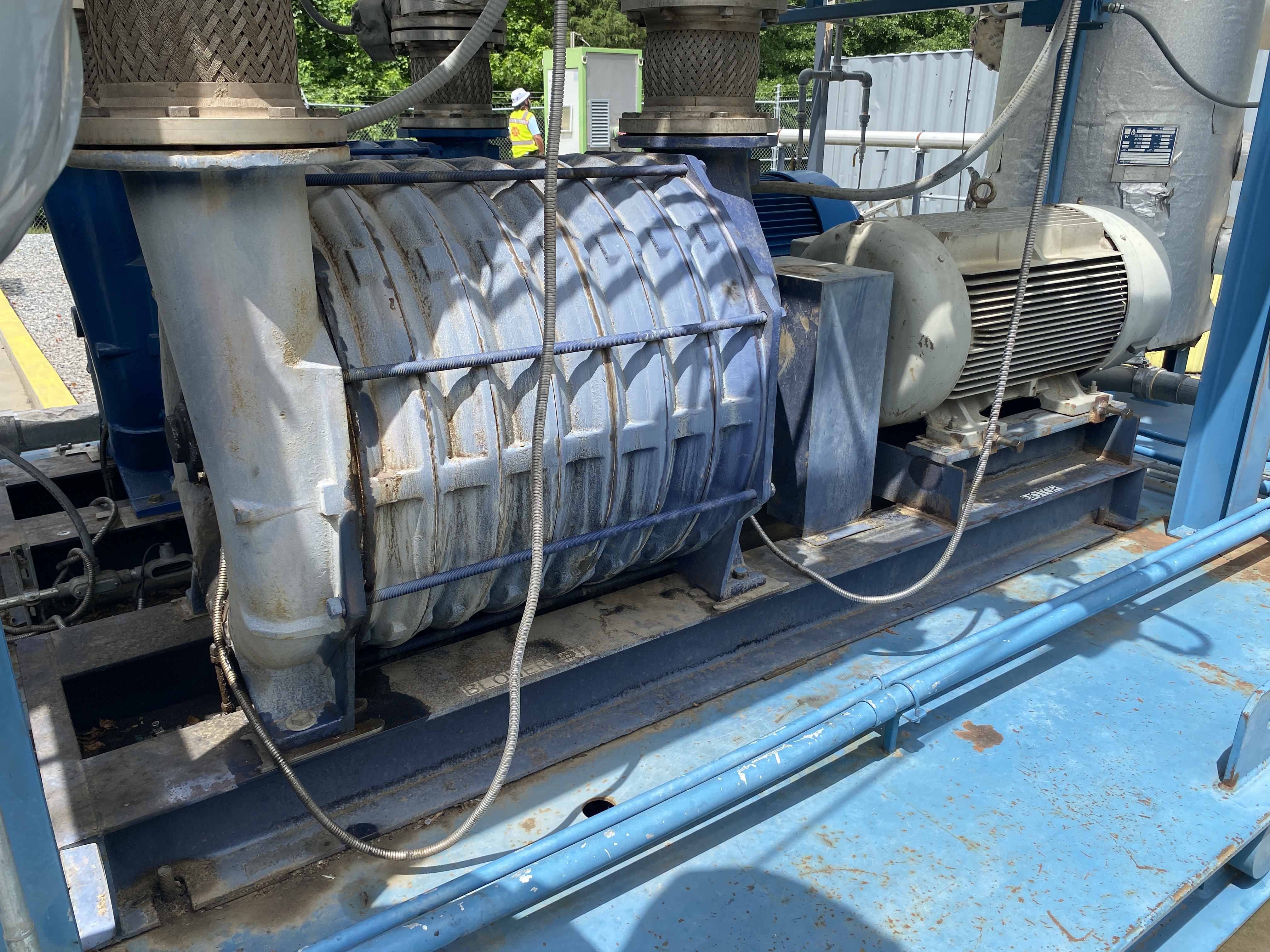 Used Used HSI Model NT88408 11-stage centrifugal gas blower