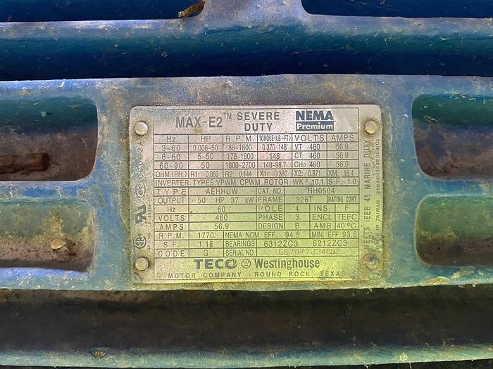 Used Used Weir Warman Model 086EAHRRQMM6072 8 X 6 EAH Slurry Pump