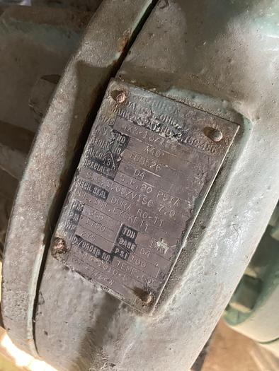 Used Used Durco Model 4 X 3-13/122 stainless steel centrifugal pump
