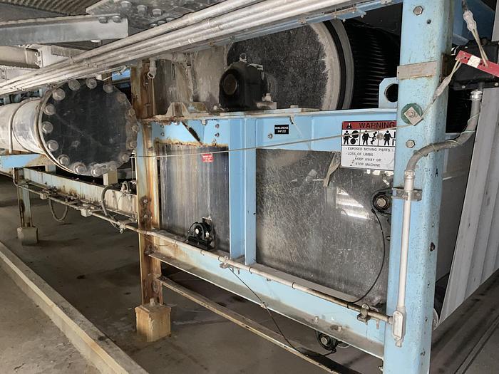Used Used Dorr-Oliver Model 3M43 EIMCO-Extractor 43 square meter horizontal vacuum belt filter