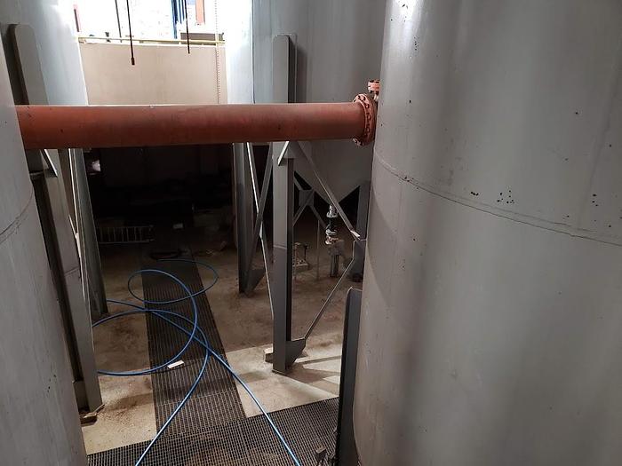 Used Used Buffalo Steel Div. approximately 17,000 gallon vertical carbon steel pressure tanks