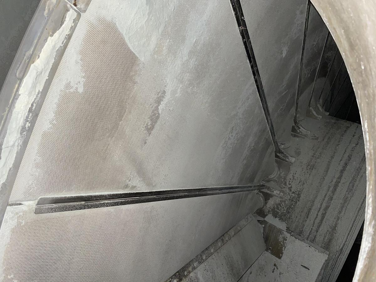 Used Used White Liquor Filtration System.  Consisting of an Andritz LimeWhite Model WLF3709 Rotary, pressurized precoat disc