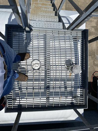 Used Used Hamilton Tanks 15,000 gallon horizontal carbon steel self-contained storage tank