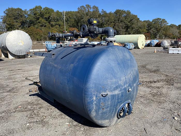 Used Used Quick Tanks Inc.  1400 gallon carbon steel vertical water softener tank