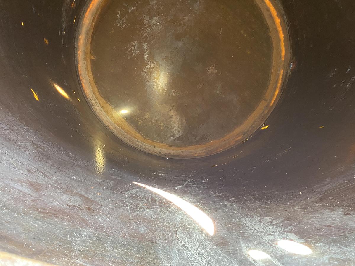 Used Used approximately 4,000 gallon vertical fiberglass storage tank.