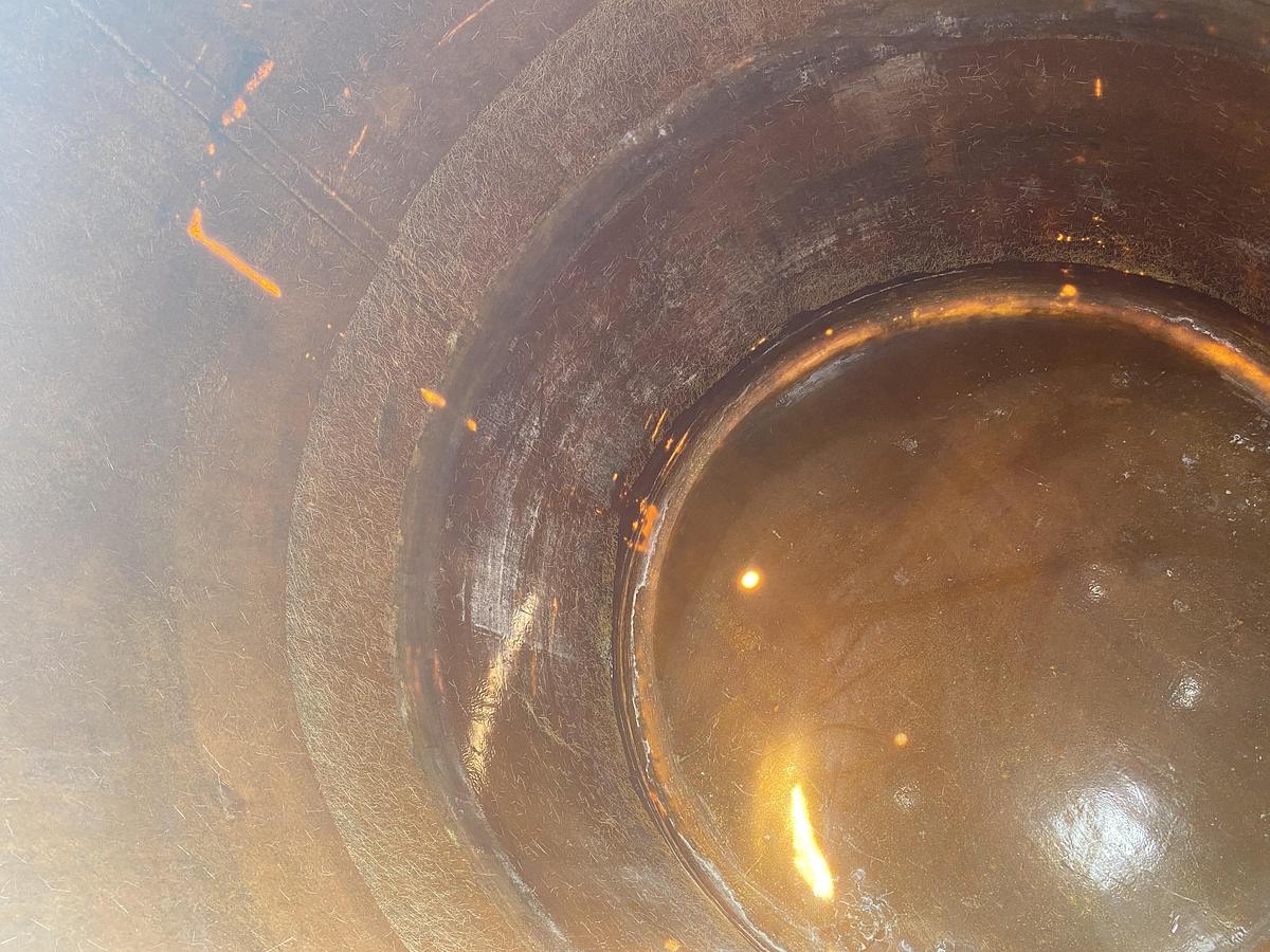 Used Used approximately 4,000 gallon vertical fiberglass storage tank.