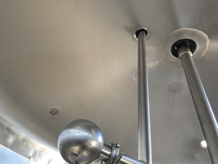 Used Cherry Burrell approximately 1500 gallon 304 stainless steel jacketed processor