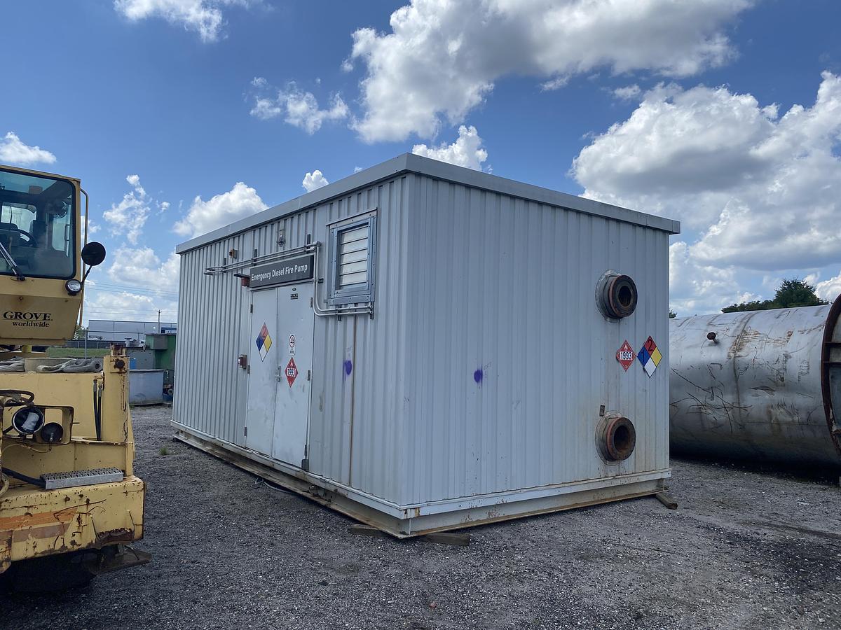 Used Used Complete Diesel Fire Pump skidded Building