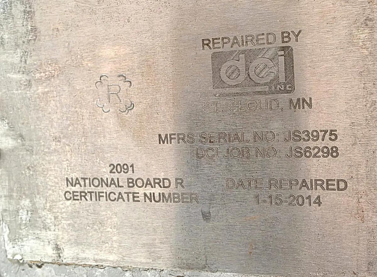 Used Used 15000 Gallon DCI Jacketed 316L Stainless Steel Sanitary Mix Tank / Fermenter / Reactor.