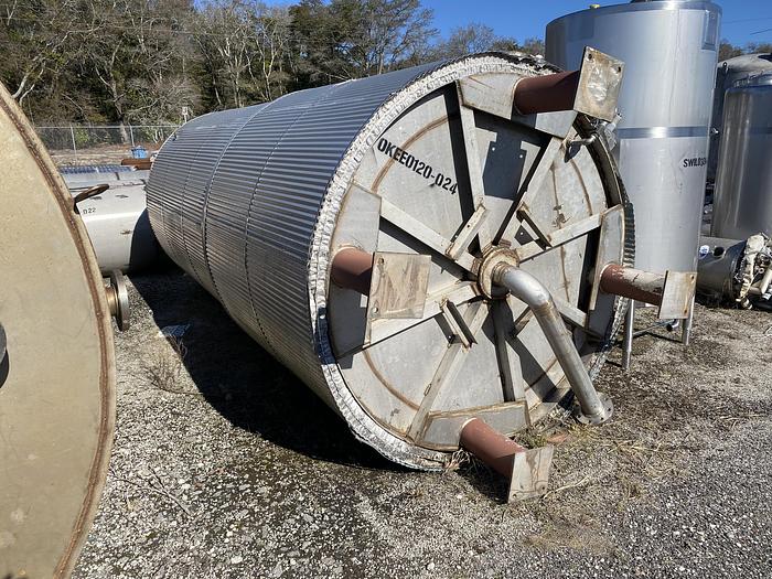 Used BPT Inc. approximately 3700 gallon stainless steel vertical tank