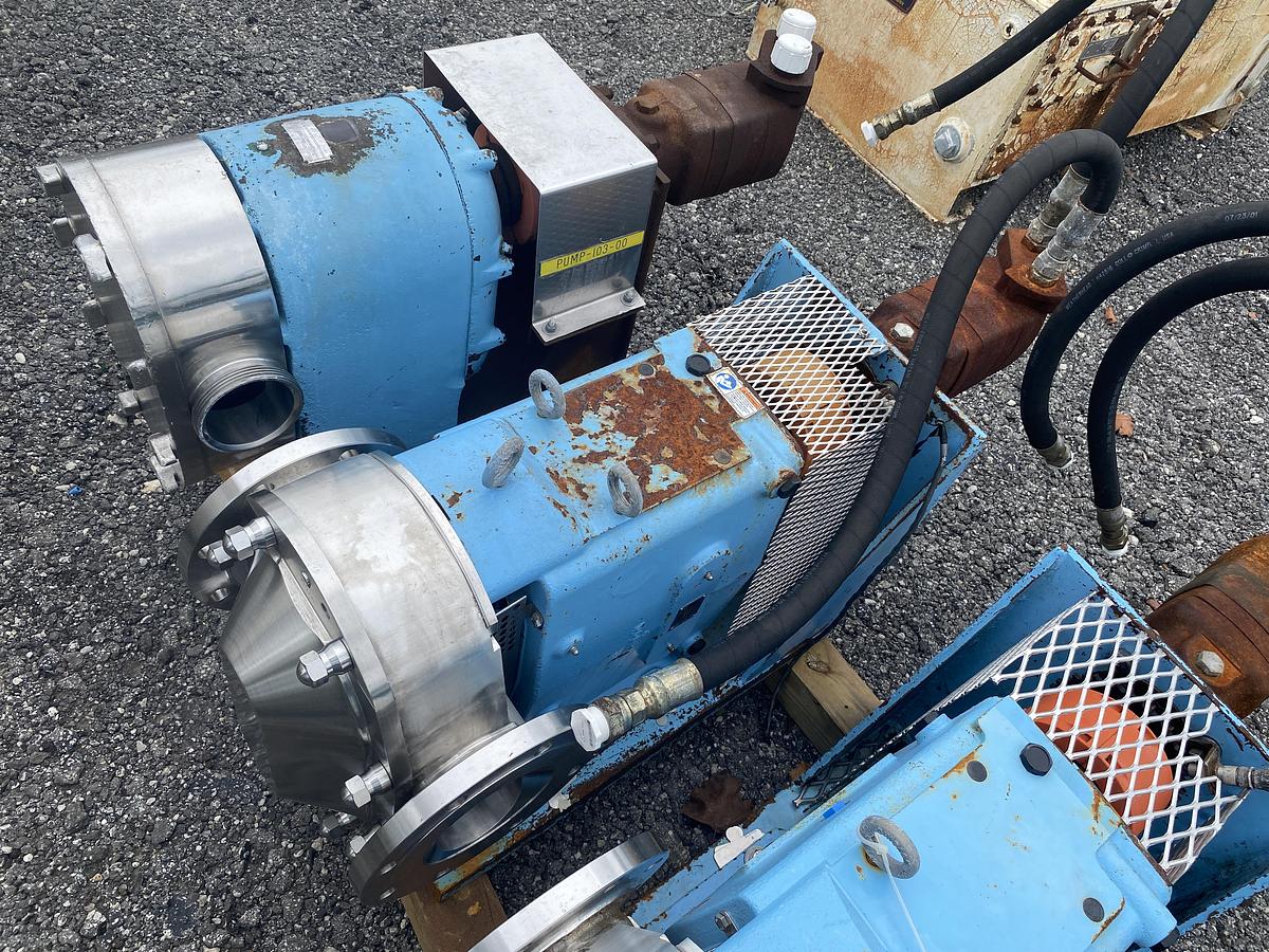 Used Used Waukesha Cherry Burrell sanitary Rotary Pump Model 320U2