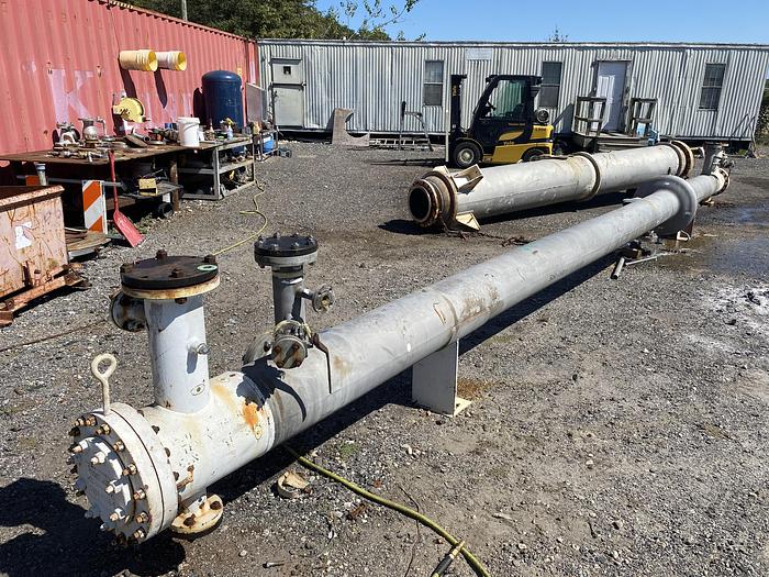 Used Used Southern Heat Exchanger Corp.  400 sq. ft. 304L stainless steel shell and tube heat exchanger