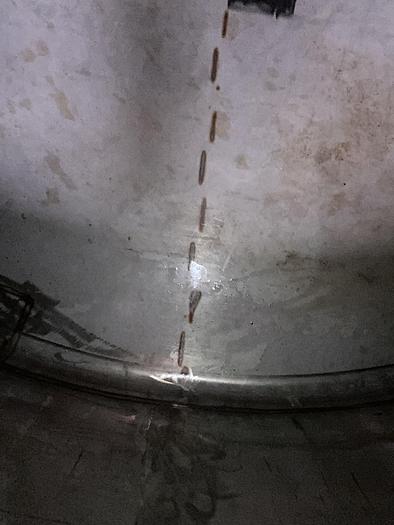 Used Used CMW Inc approximately 4000 gallon stainless steel vertical storage tank