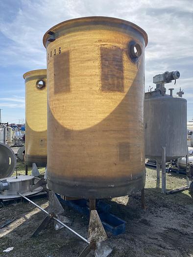 Used Used Beckart Environmental Inc. 2800 gallon vertical fiberglass mix tank