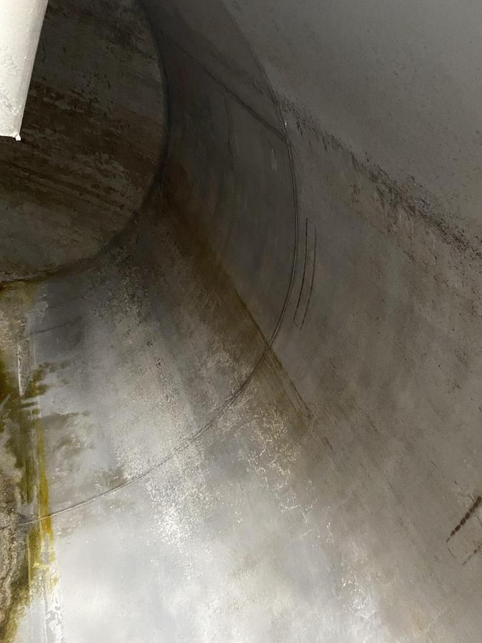 Used Capital City Iron Works 12,000 gallon 304 stainless steel horizontal tank