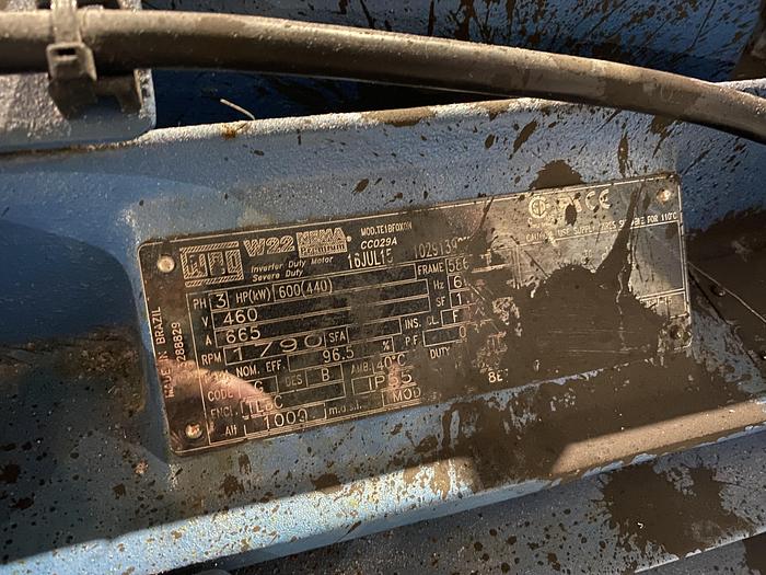 Used Used Processing Technologies International LLC Model G6500 Trident Series Single Screw extruder