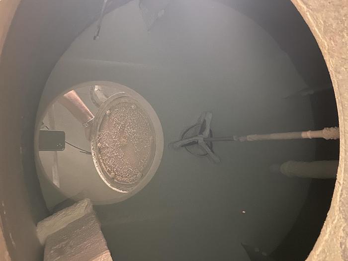 Used Used Columbian TecTank 8,020 cubic foot carbon steel vertical silo.