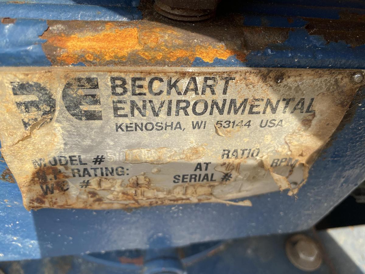 Used Used Beckart Environmental Inc. 3700 gallon vertical fiberglass mix tank