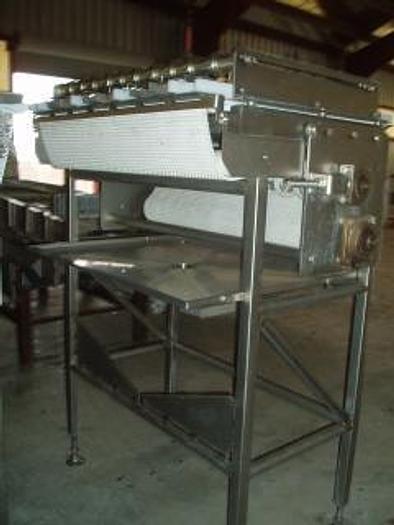 Used Conveyor, Belt, 48" X 3', Food Grade, S/st, 1 HP, Unit 1 #S733358