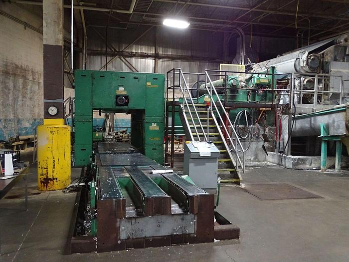 Used 122" (3.1M) TWIN WIRE WETLAP MACHINE W/ MODIFIED HEADBOX IN 2018 RATED 232 AIR DRY TONS