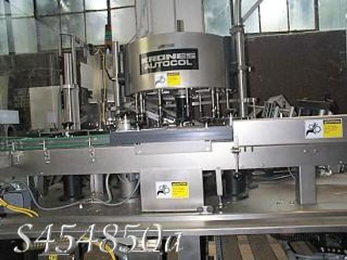 Used Labeler, Pressure Sensitive, Krones, Autocol, 110 BPM, #S454850