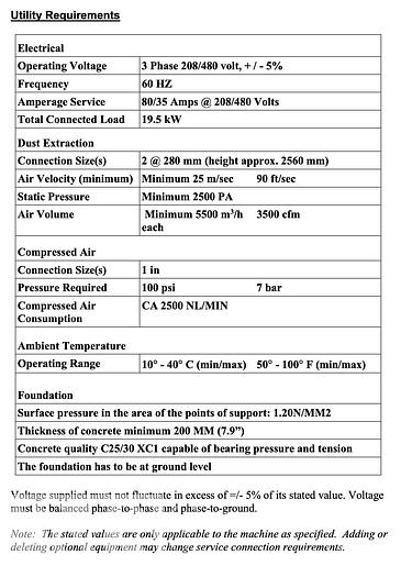 Used 2007 Weeke BHX 500 CNC Router