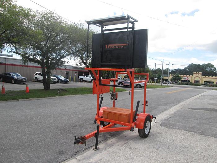 Used Ver-Mac PCMS 548 Portable Message Board