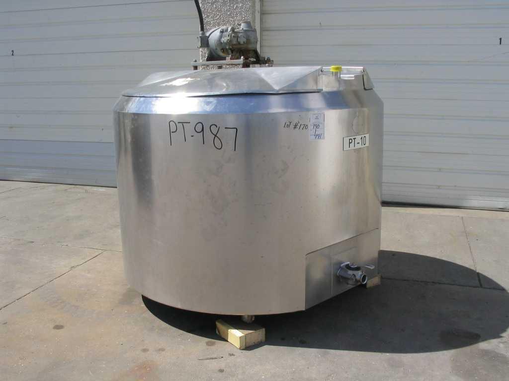 Usado 1500 GALLON BULK TANK.  SUNSET MILK COOLER MODEL MCE1500 SERIAL 1EC205
