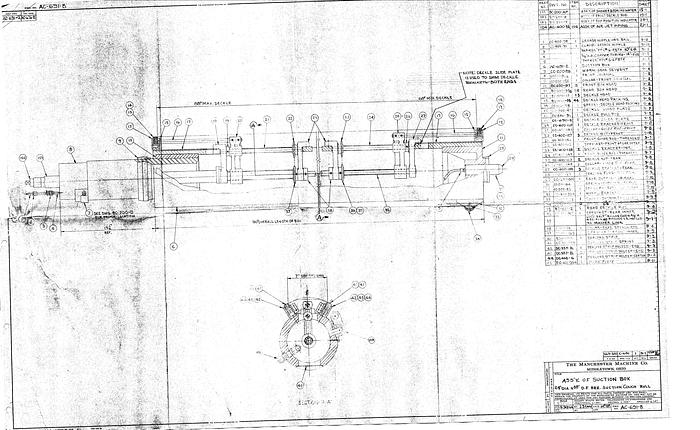 Used PAPER MACHINE COMPONENTS #24422
