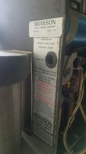 Used Branson Sonic Power Sonic Welder Model 400B Ultrasonic Welding NOT WORKING!!