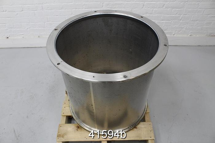 Used Andritz 24P Pressure Screen Basket, .078 Holes #41594