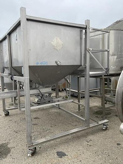 Used Stainless Steel Dual Surge Hopper System