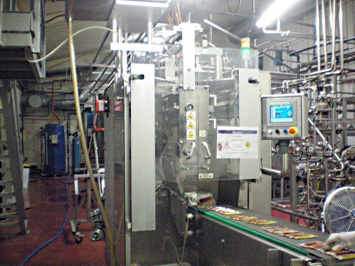 Used LIQUID STICKPACK SACHET MACHINE WITH FLOWPACK WRAPPER used for ice pops