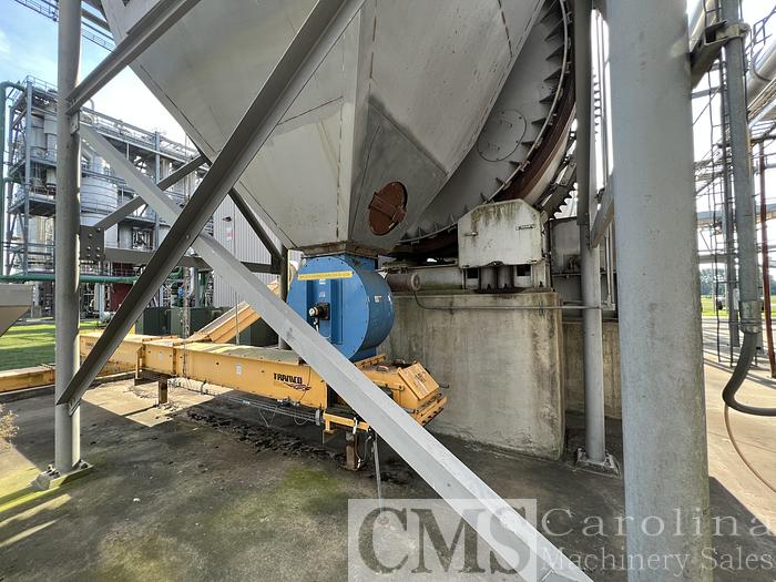 Used Buhler Aeroglide 13x60 Stainless Steel Drum Dryer with Burner