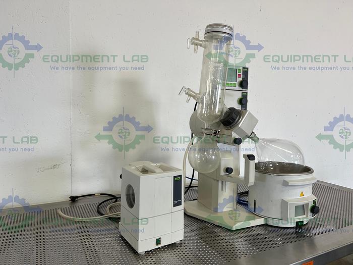 Used Buchi R-210 Rotavapor w/ Buchi V-850 Vacuum Controller & Buchi V-700 Vacuum Pump