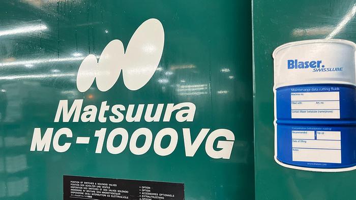 Used 1997 Matsuura MC-1000VG