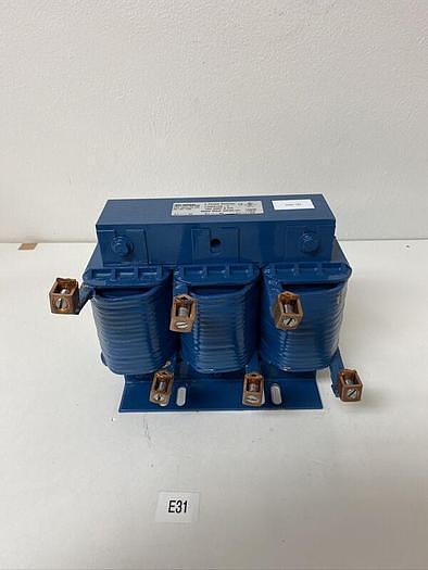Used Preowned CONTROL TECHNIQUES LRM0100-C 100 AMP 3 PHASE LINE REACTOR 600V MAX