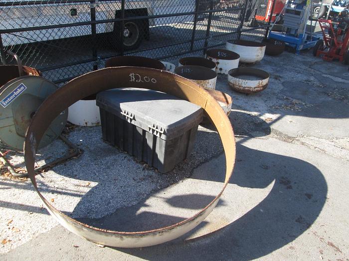 Used Steel Fire Pits, Fire Rings