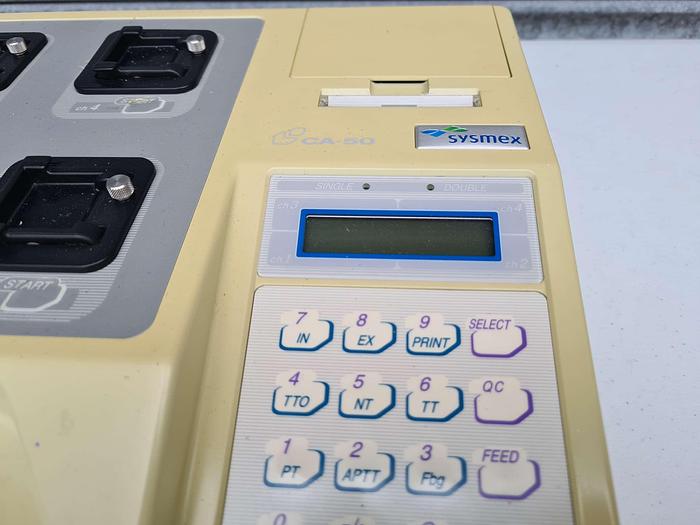 Used Sysmex CA-50 Automated blood coagulation analyzer