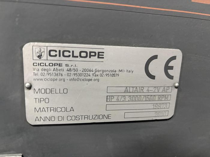 Used Ciclope Altair 4 Polishing Machine