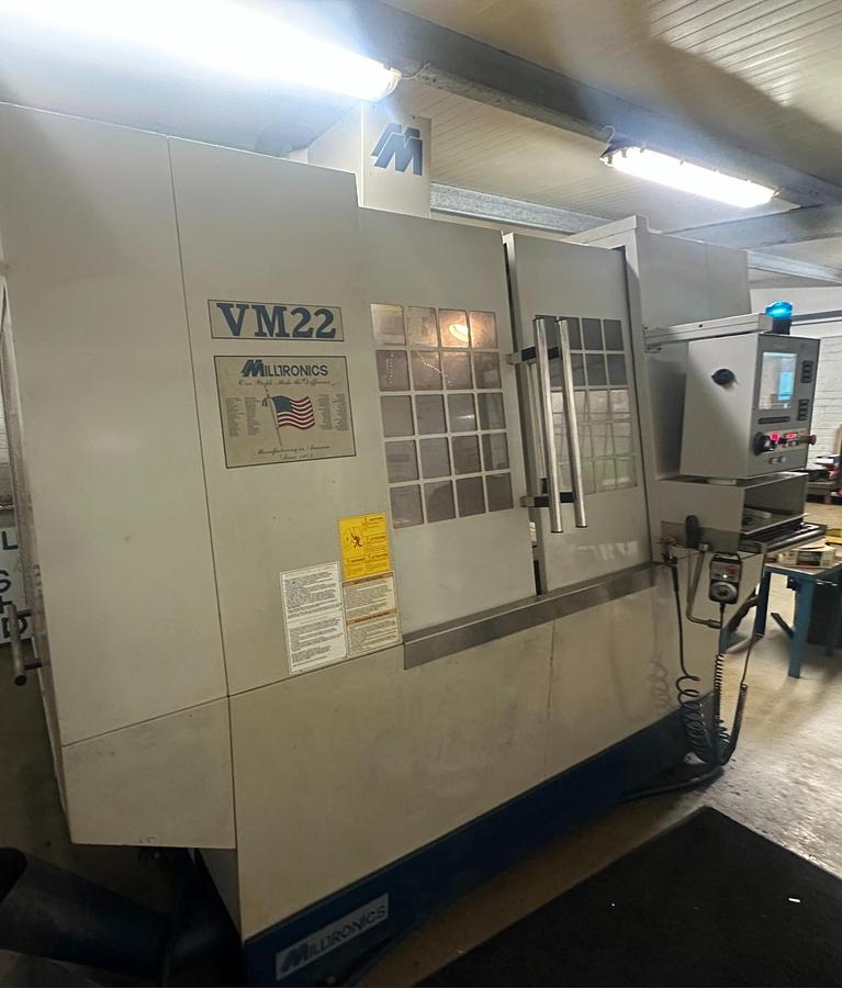 Used 2007 Milltronics VM22 CNC VMC | Centurion 7 | 24 Tool ATC