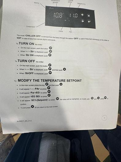 Used 2018 Reglochill RC2E 20 Chiller Unit