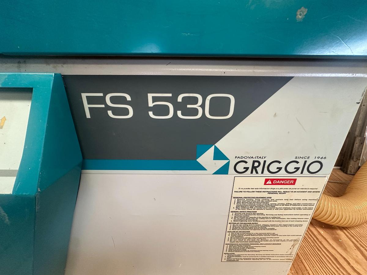 Used 2008 Griggio FS 530 Planer Thicknesser for Sale | 530mm Industrial Planer | Ireland