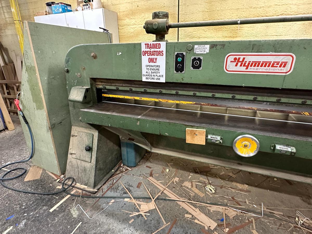 Used 1970 Hymmen AS 280 Veneer Guillotine